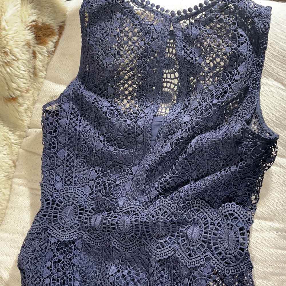 H&M LACE SLEEVELESS DRESS - Picture 4 of 4